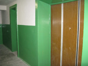 Hall with elevators