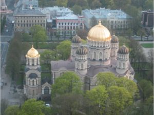 This is a bird's eye view of the Cathedral I found on line.