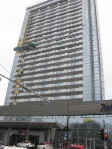 Here is the hotel we stayed at in downtown Riga - it was a high class hotel. I doubt we would ever have paid to stay here.  The restaurant had amazing food.  Our stay there included the best breakfast we have ever had in a hotel - you name it they had it and more than that.  Amazing.