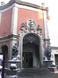 It is actually a movie theater and not as old as it looks but it is a very interesting building. It was not open for us to go into and it might have cost too much if it had been.