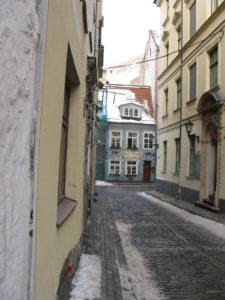 This house at the end of this little street is so quaint. On closer look it is very old. Dated 1221.