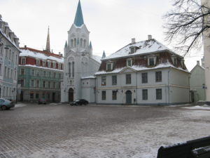Another view of the cute little catholic church we found and the house next to it.