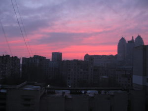 Such a bright a beautiful sunrise.