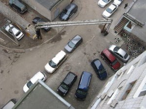 Would you like to have to back out of here?  I would not.