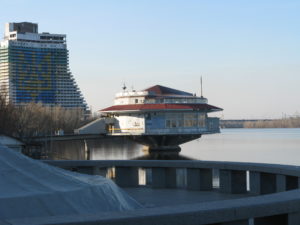 Here is that waterfront restaurant up close.