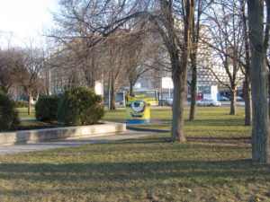 What is that smiling out there in the grass?