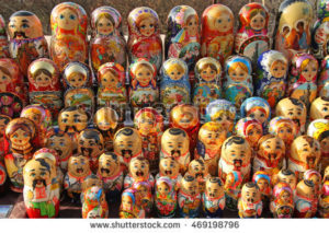 Notice the mails have big mustaches - traditional.