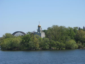 The "?????" or temple on the island