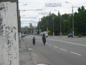 A couple more bikers. what is going on?