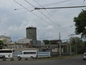 Close up of the Metro.