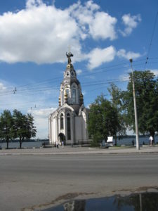 This is the John the Baptist Chapel that is not far from our apartment and maybe you remember it from an earlier walk. It is a lovely little chapel.