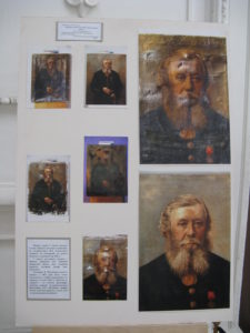 A poster showing some of their restoration work.