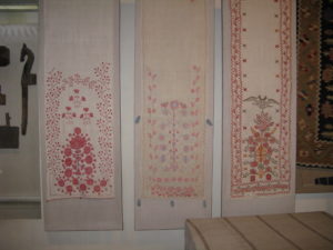 These are very old examples of vyshyvanka - the special embroidery that Ukrainians believe have special protecting powers.