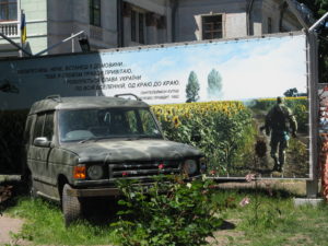 Sunflowers grow here in fields. They are considered good luck.