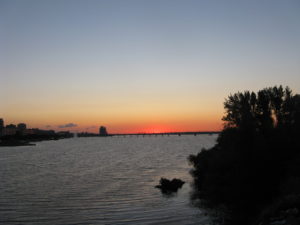 The sun continues to go down.