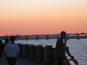 The sun keeps going down.